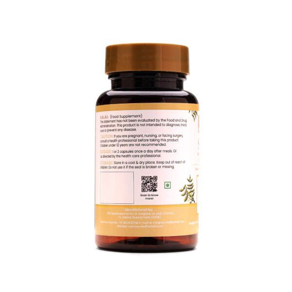 Salai Extract Blended Capsules 375 mg |  60 Capsules Vegan Pack - Image 3