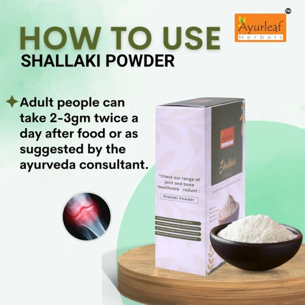 100% natural and pure Shallaki Powder for relieving Joints and bone pain also helps lower muscle stiffness-(200 gms) - Image 9