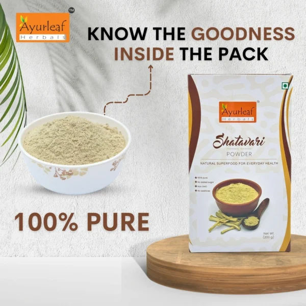 100% Natural and Pure Shatavari Powder for Hormonal Balance, Anti-Inflammatory Support, and Lactation Health (200g) - Image 8