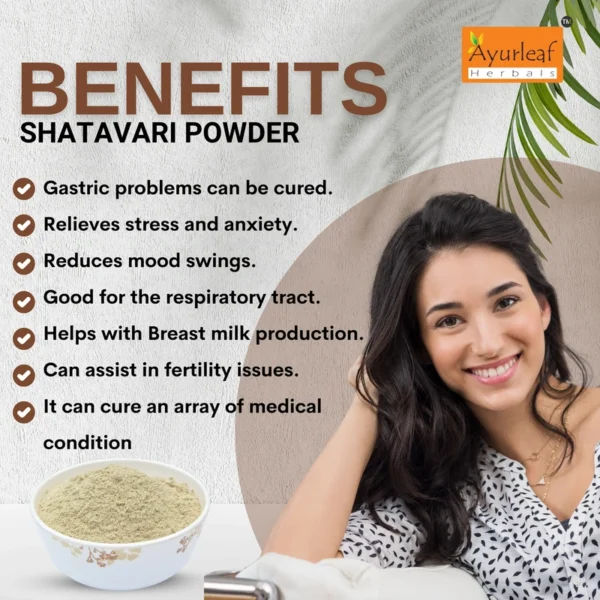 100% Natural and Pure Shatavari Powder for Hormonal Balance, Anti-Inflammatory Support, and Lactation Health (200g) - Image 10