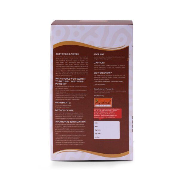 100% Natural and Pure Shatavari Powder for Hormonal Balance, Anti-Inflammatory Support, and Lactation Health (200g) - Image 4