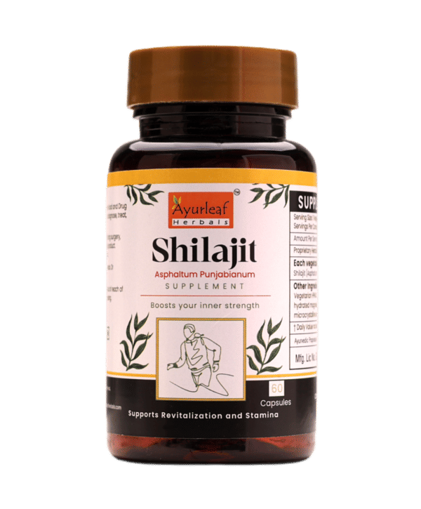 Shilajit Extract Blended Capsules 500mg | 60 Capsules Vegan Pack - Image 2