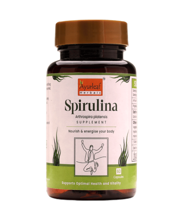 Spirulina Extract Blended Capsules 350mg |  60 Capsules Vegan Pack - Image 2