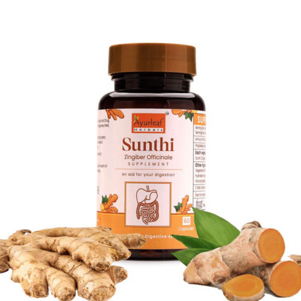 Sunthi Extract Blended Capsules 500mg |  60 Capsules Vegan Pack