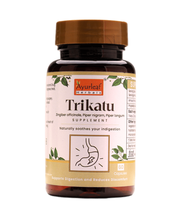 Trikatu Extract Blended Capsules 500mg |  60 Capsules Vegan Pack - Image 2