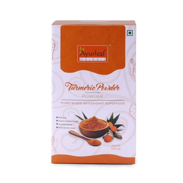 100% Natural and pure Turmeric powder with medicinal properties – Anti-inflammatory support and skin care (200 gms) - Image 3