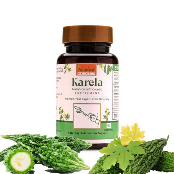 Karela Extract Blended Capsules 500mg |  60 Capsules Vegan Pack