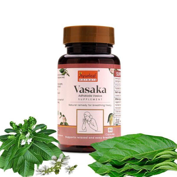 Vasaka Extract Blended Capsules 500mg |  60 Capsules Vegan Pack