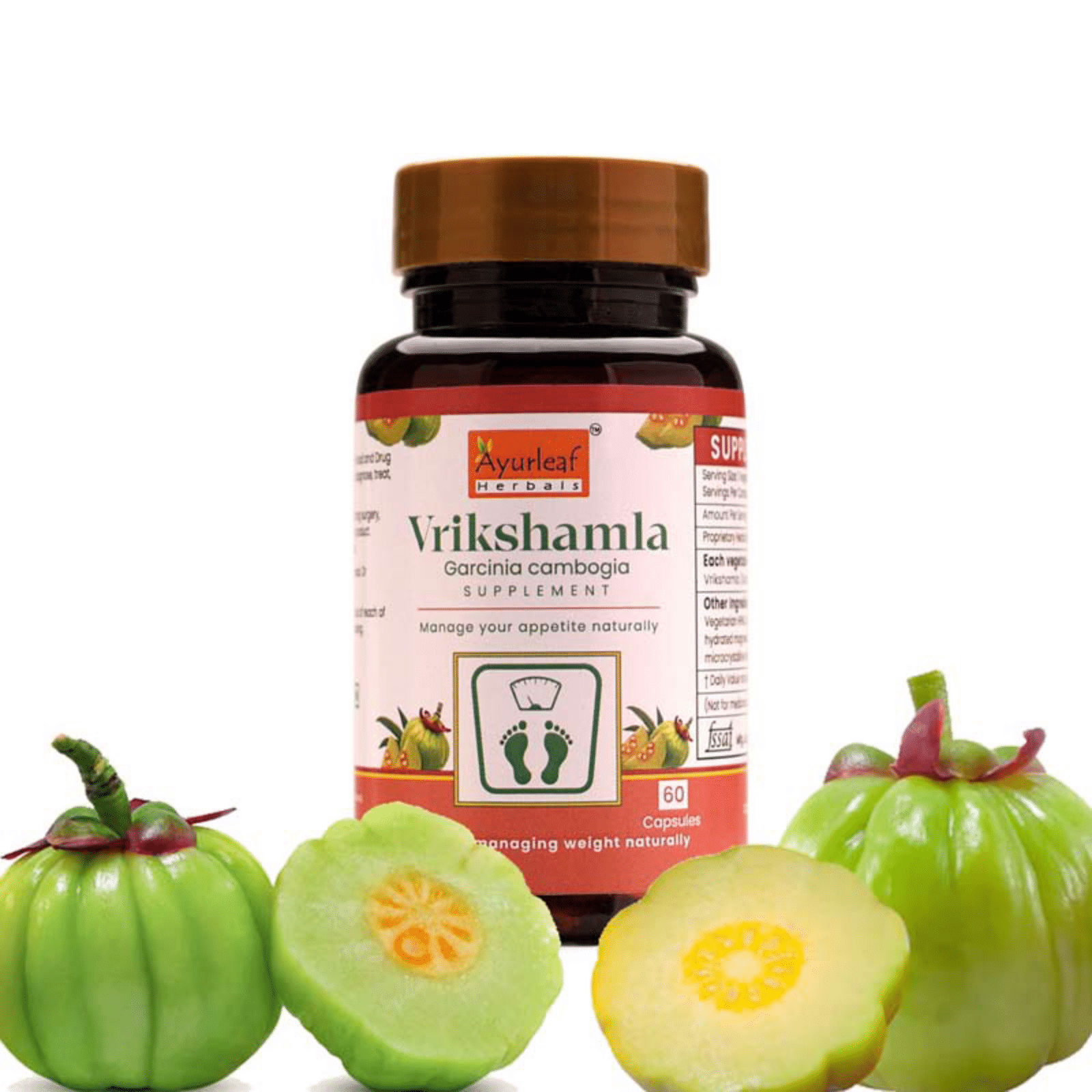 Vrikshamla Extract Blended Capsules 500mg | 60 Capsules Vegan Pack