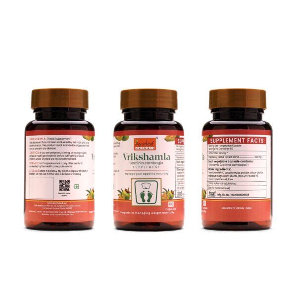 Vrikshamla Extract Blended Capsules 500mg |  60 Capsules Vegan Pack - Image 5