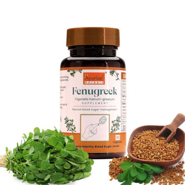 Fenugreek Extract Blended Capsules 500mg |  60 Capsules Vegan Pack
