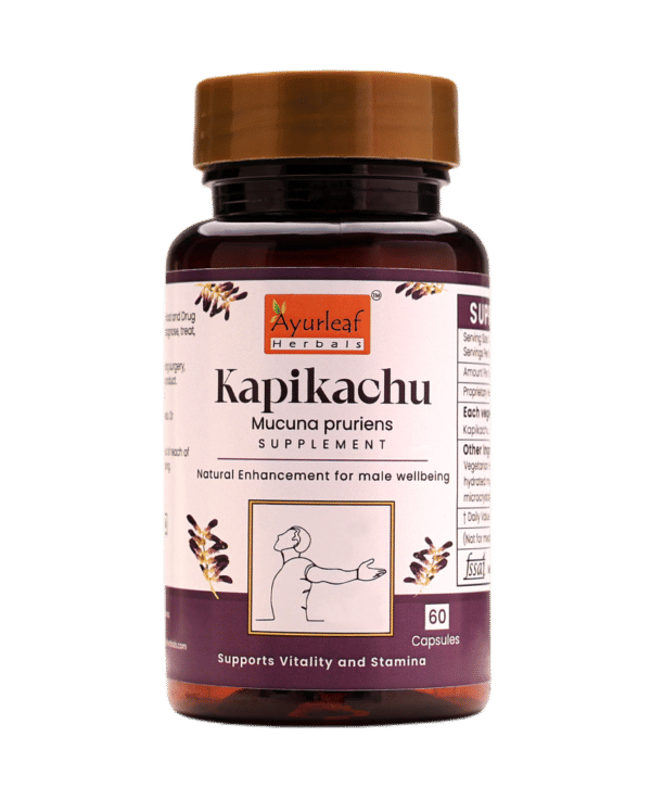 Kapikachhu Extract Blended Capsules 500mg |  60 Capsules Vegan Pack - Image 2