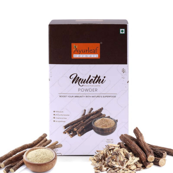 100% Natural Mulethi Powder for skin care and digestive support (200gms)