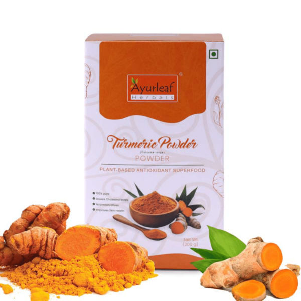 100% Natural and pure Turmeric powder with medicinal properties – Anti-inflammatory support and skin care (200 gms)