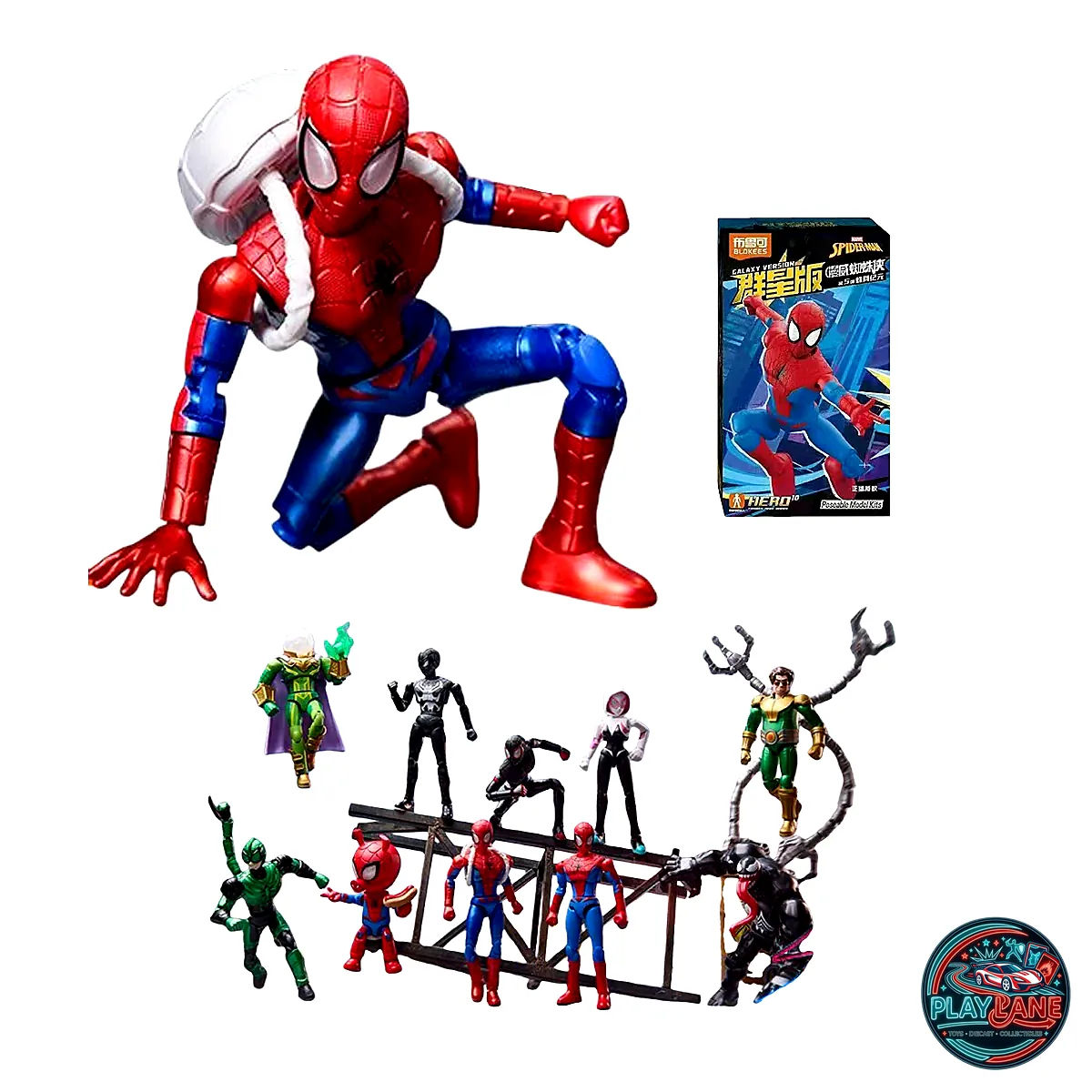 EOF-162 BLOKEES スパイダーマン GALAXY VERSION Blokees Marvel Galaxy Version 05 Spider-Man Blind Box | Sealed