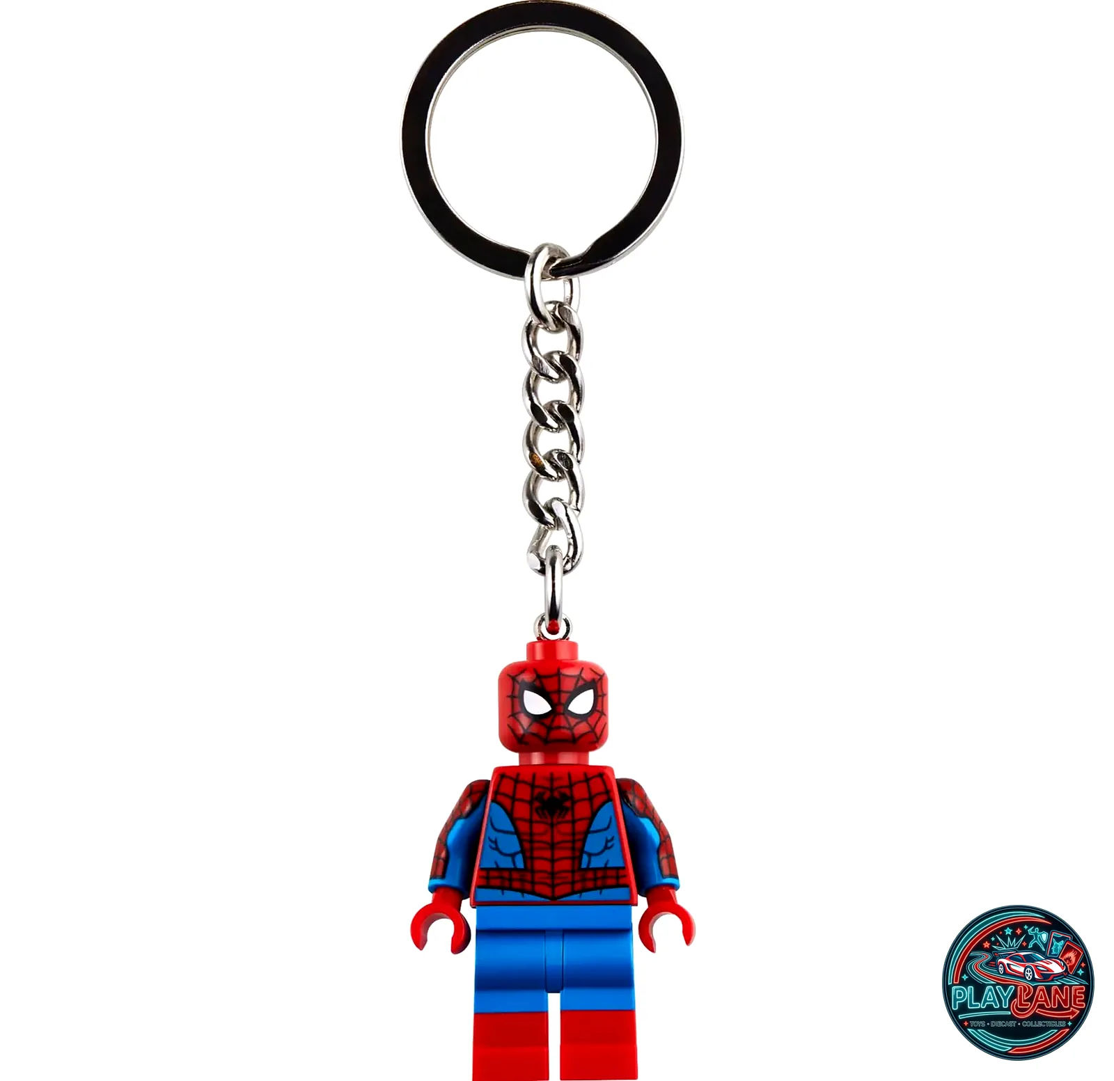 Custom Spider-Man Minifigure Keychain | Premium Brick-Compatible Marvel Superhero Pocket Action Figure Keyring Pack Accessory