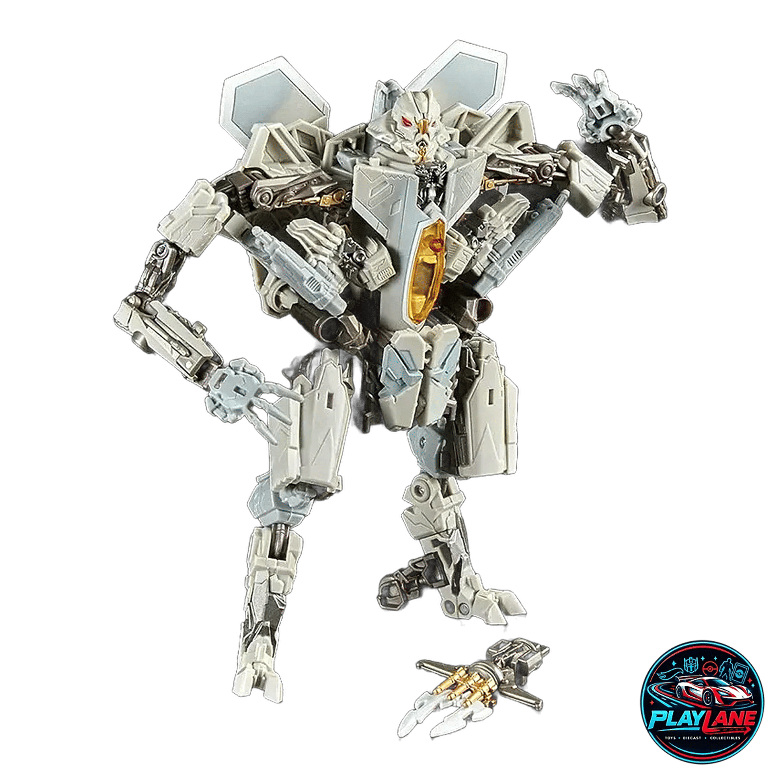 Transformers Studio Series SS-06 Starscream Voyager Class Movie 1 Transforming Action Figure (Takara Tomy / Hasbro Mold KO Version) - Main View 5