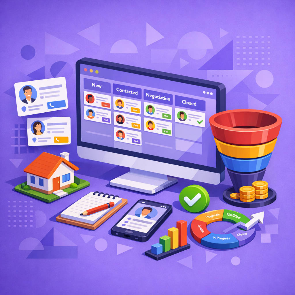 CRM para Imobiliária: O Que É, Como Funciona e Como Escolher em 2026