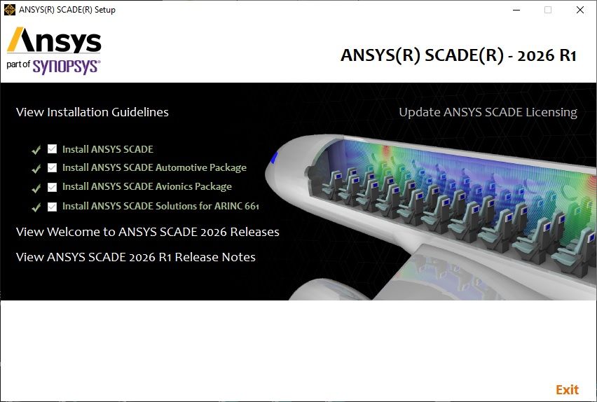 Download ANSYS SCADE 2026 R1 x64 full license forever
