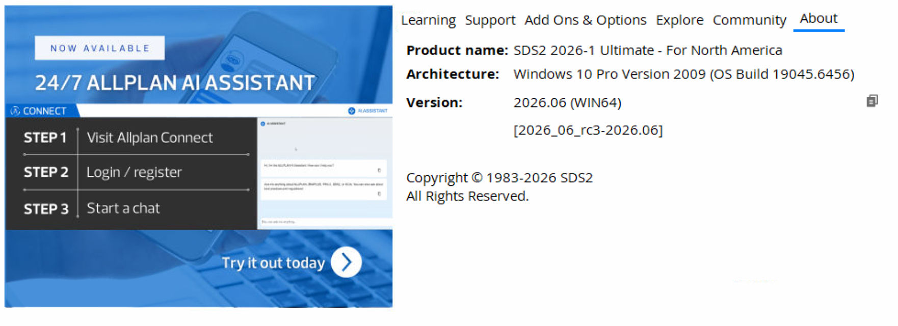 Allplan SDS2 2026.1 Ultimate x64 full license