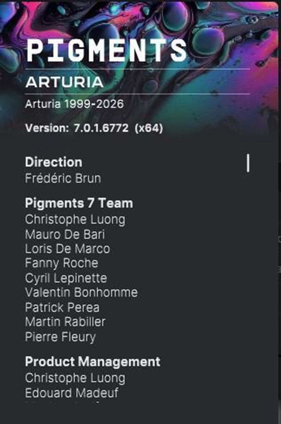 Arturia Pigments 7.0.1.6722 x64 full license