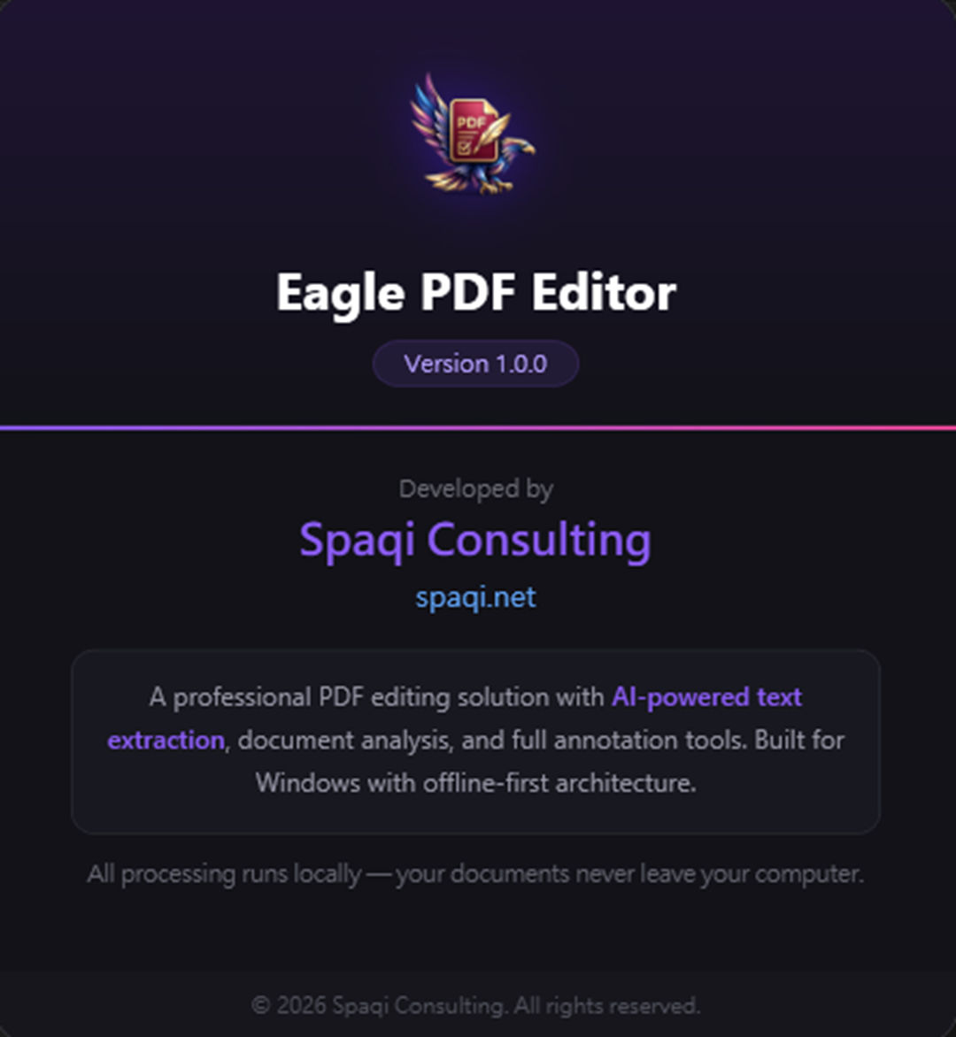 Download Eagle PDF Editor 1.0.0 full license forever