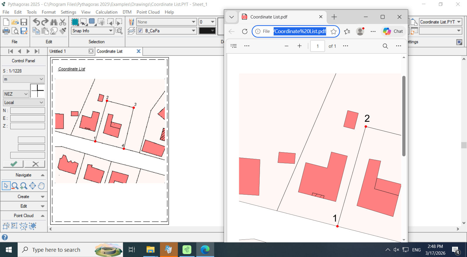 Print result with Pythagoras CAD+GIS 25.05.0004 full license