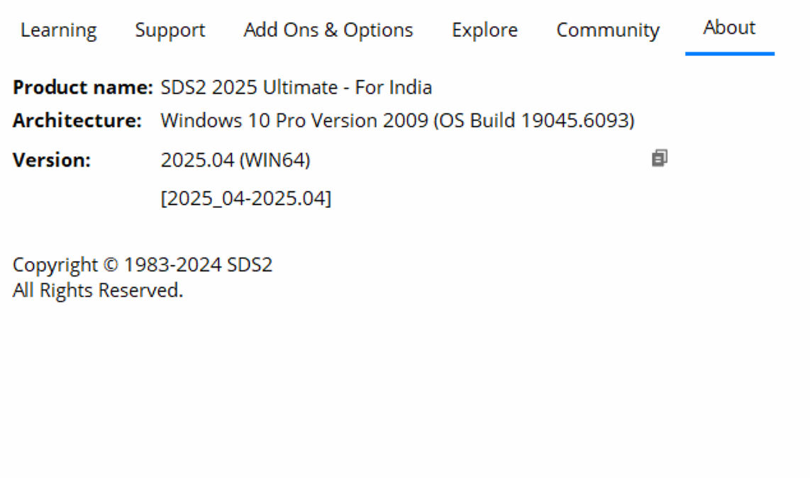 SDS2 2025.04 x64 for India full activated