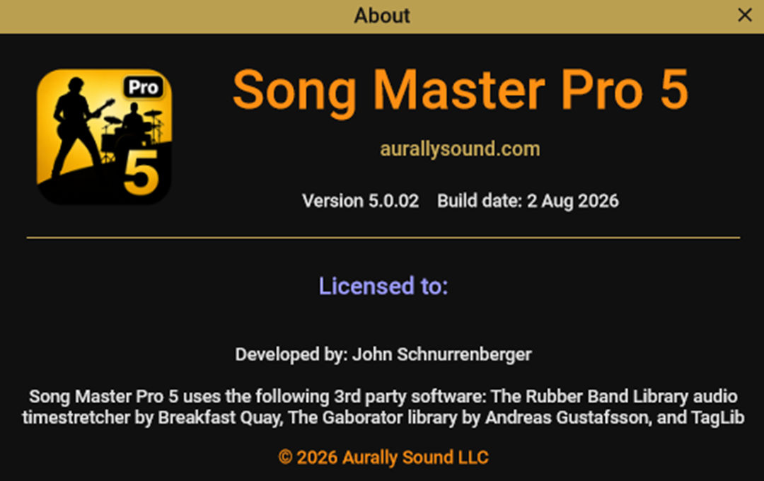 Song Master Pro 5.0.02 x64 full license