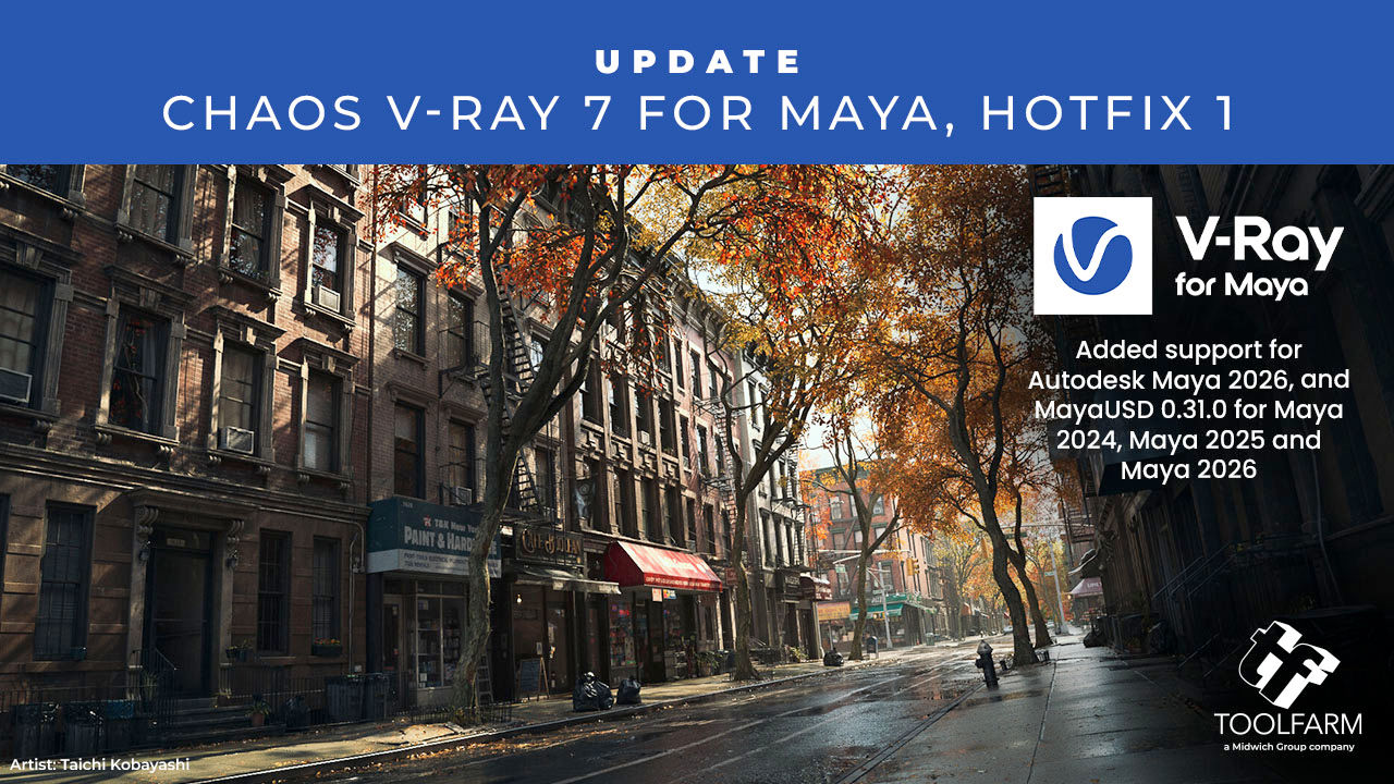 V-Ray 7.1 Build 7.10.00 for Maya 2023 - 2026 x64 full