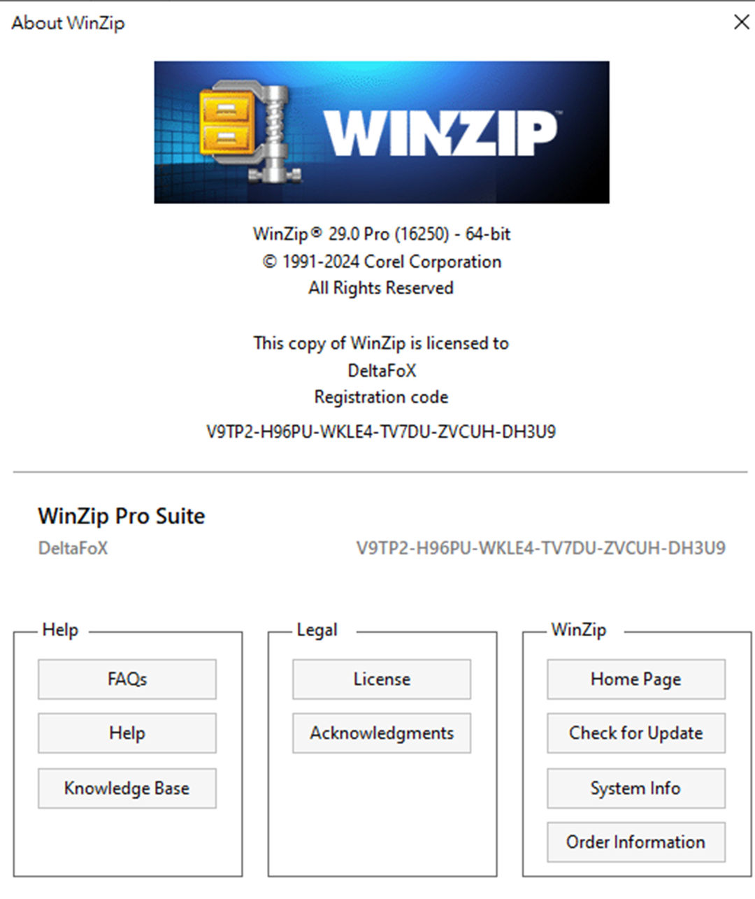 WinZip Pro 29.0.16250 x64 full activated WinZip Pro 29.0.16250 x64 full activated