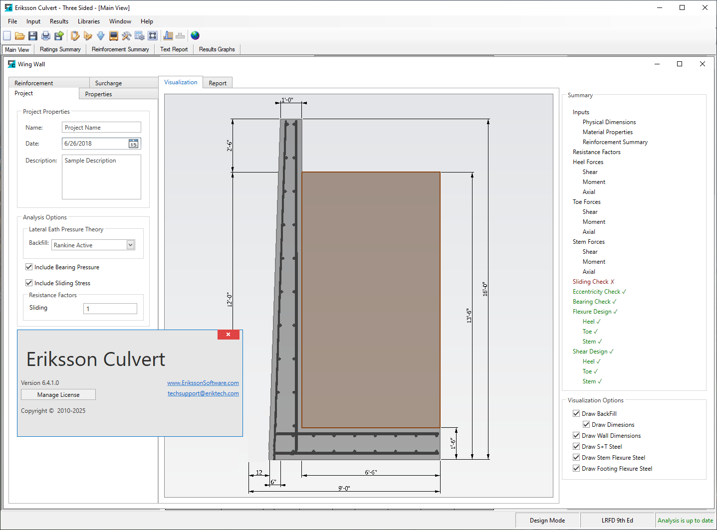 Download Eriksson Culvert 6.4.1 full license Download Eriksson Culvert 6.4.1 full license
