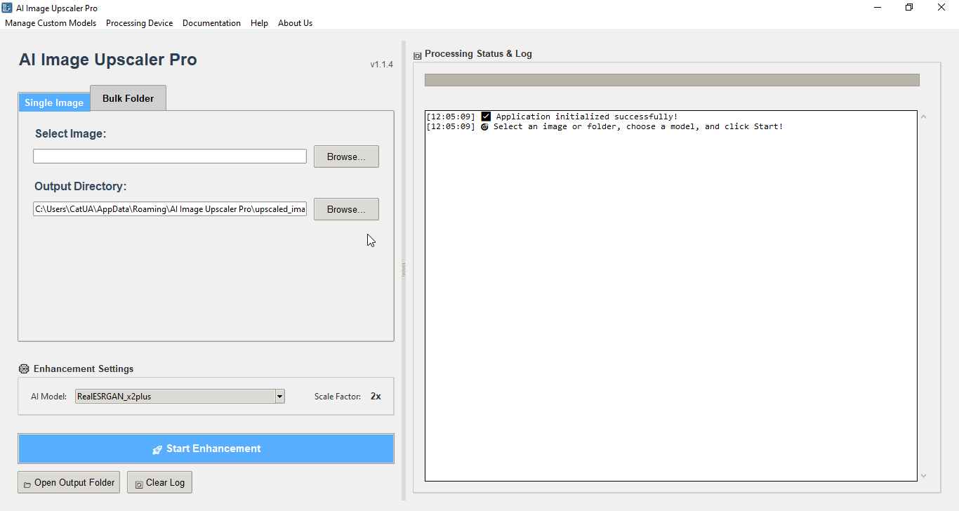 Working with AI Image Upscaler Pro PE 1.1.4 full activated