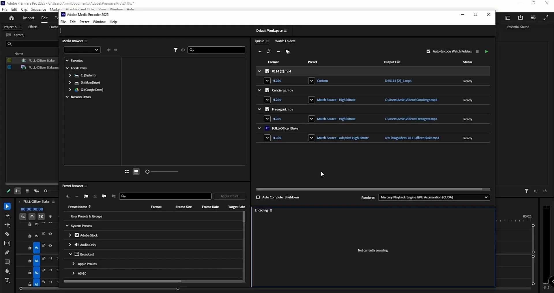 Working with Adobe Media Encoder 2025 v25.5.0 full activated Working with Adobe Media Encoder 2025 v25.5.0 full activated