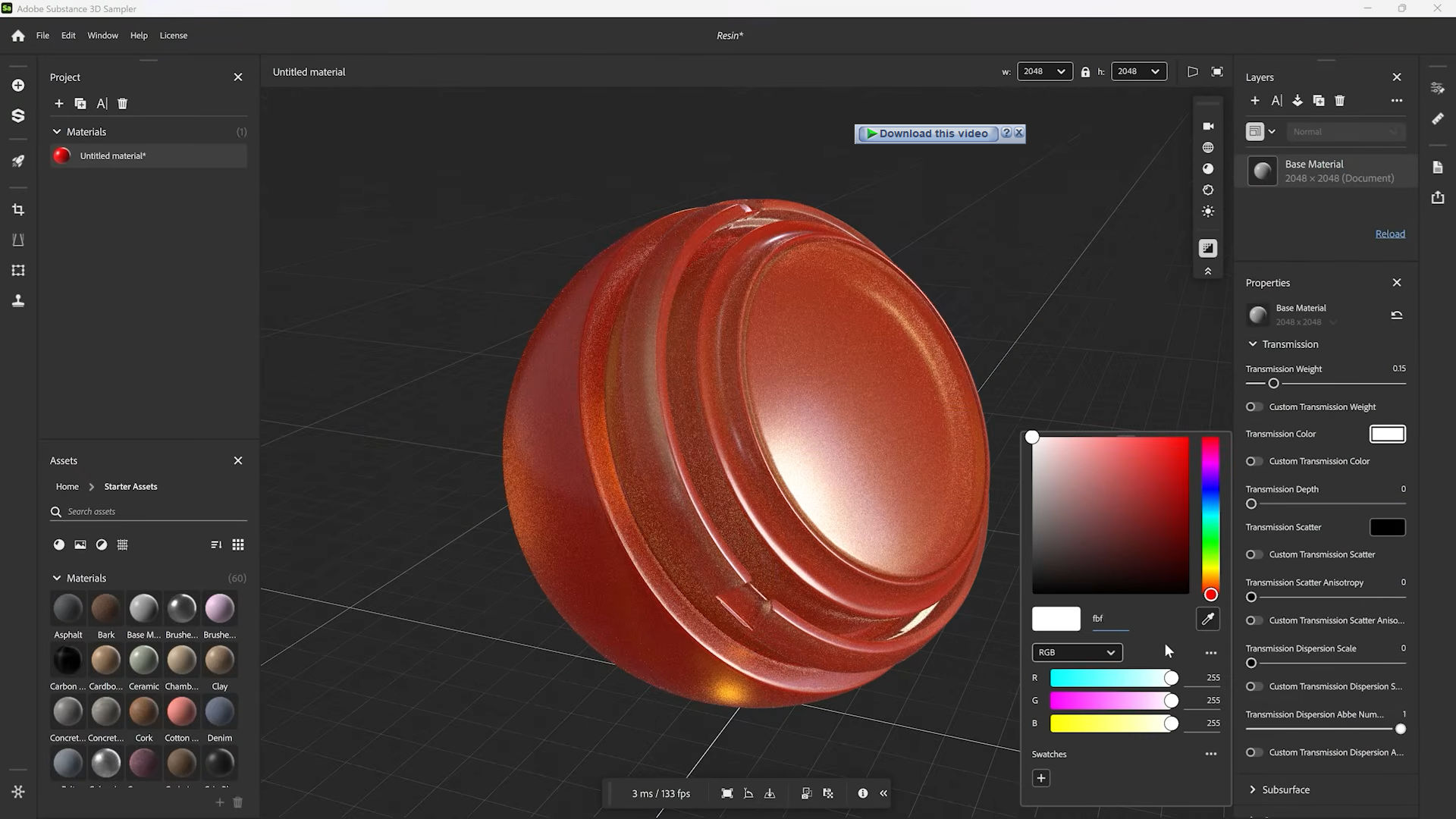 Working with Adobe Substance 3D Sampler 6.0.3.10557 full license