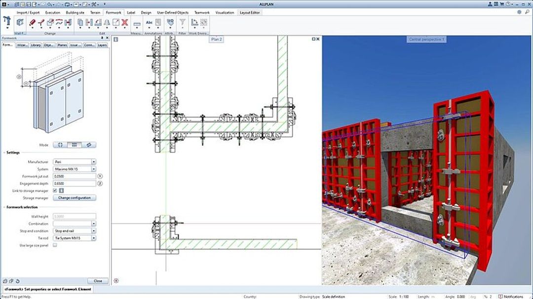 Working with Allplan 2025-1-3 full activated