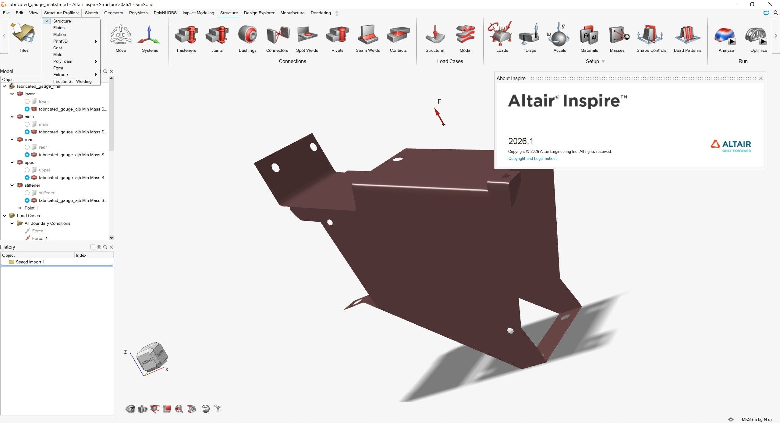 Working with Altair Inspire 2026.1 full license