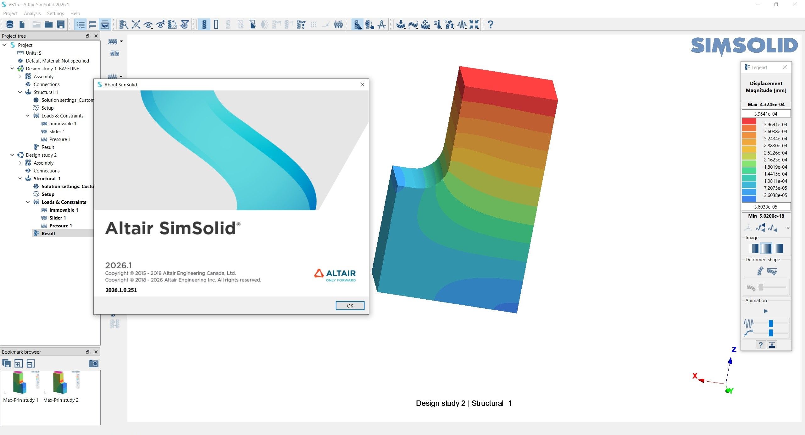 Working with Altair SimSolid 2026.1 full activated