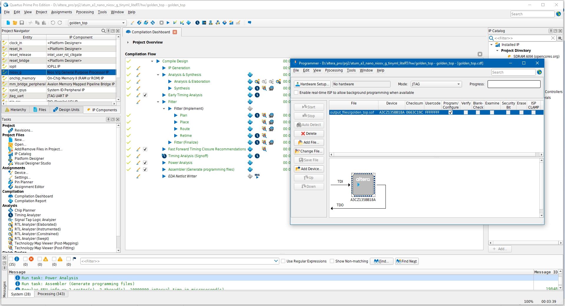 Working with Altera Quartus Prime Pro Edition 26.1.1 full activated