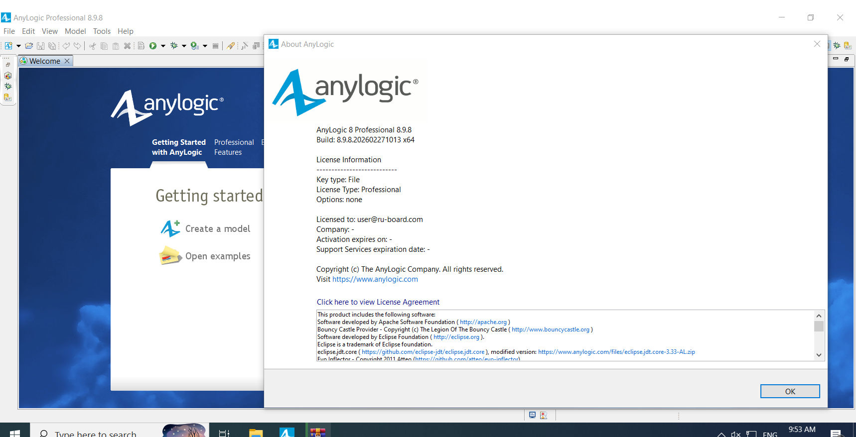 Download Anylogic Professional 8.9.8 win64 full license