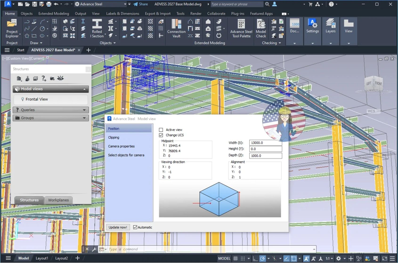 Working with Autodesk Advance Steel 2027.0.1 full license