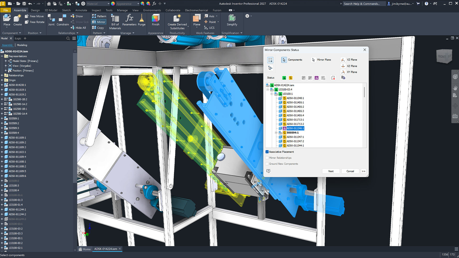 Working with Autodesk Inventor Professional 2027.0.1 full license