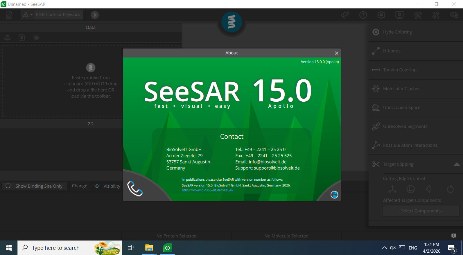 Download BIOSOVEIT SEESAR 2026 v15.0.0 APOLLO full license