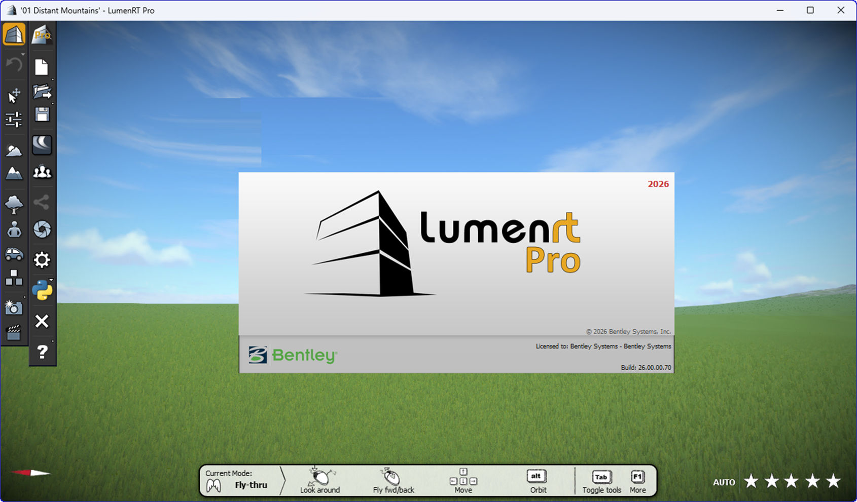 Working with Bentley LumenRT Pro 26.00.00.70 full license