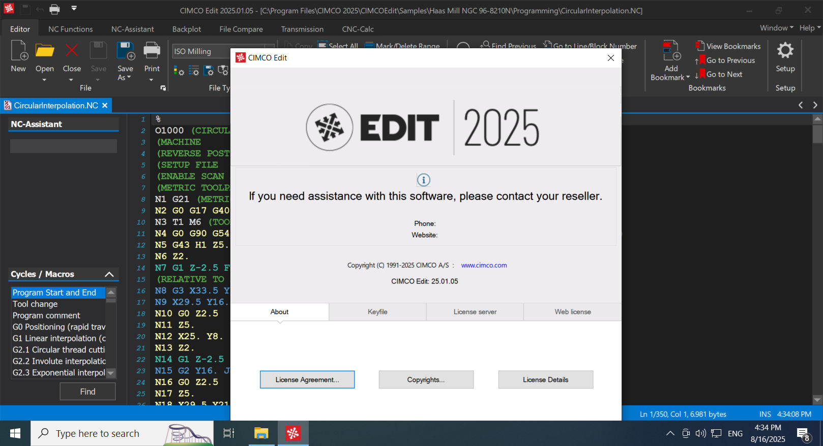 Working with CIMCO Edit 2025 v25.01.05 full activated