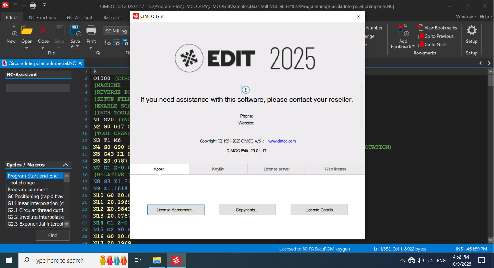 Working with CIMCO Edit 2025.01.17 full activated Working with CIMCO Edit 2025.01.17 full activated