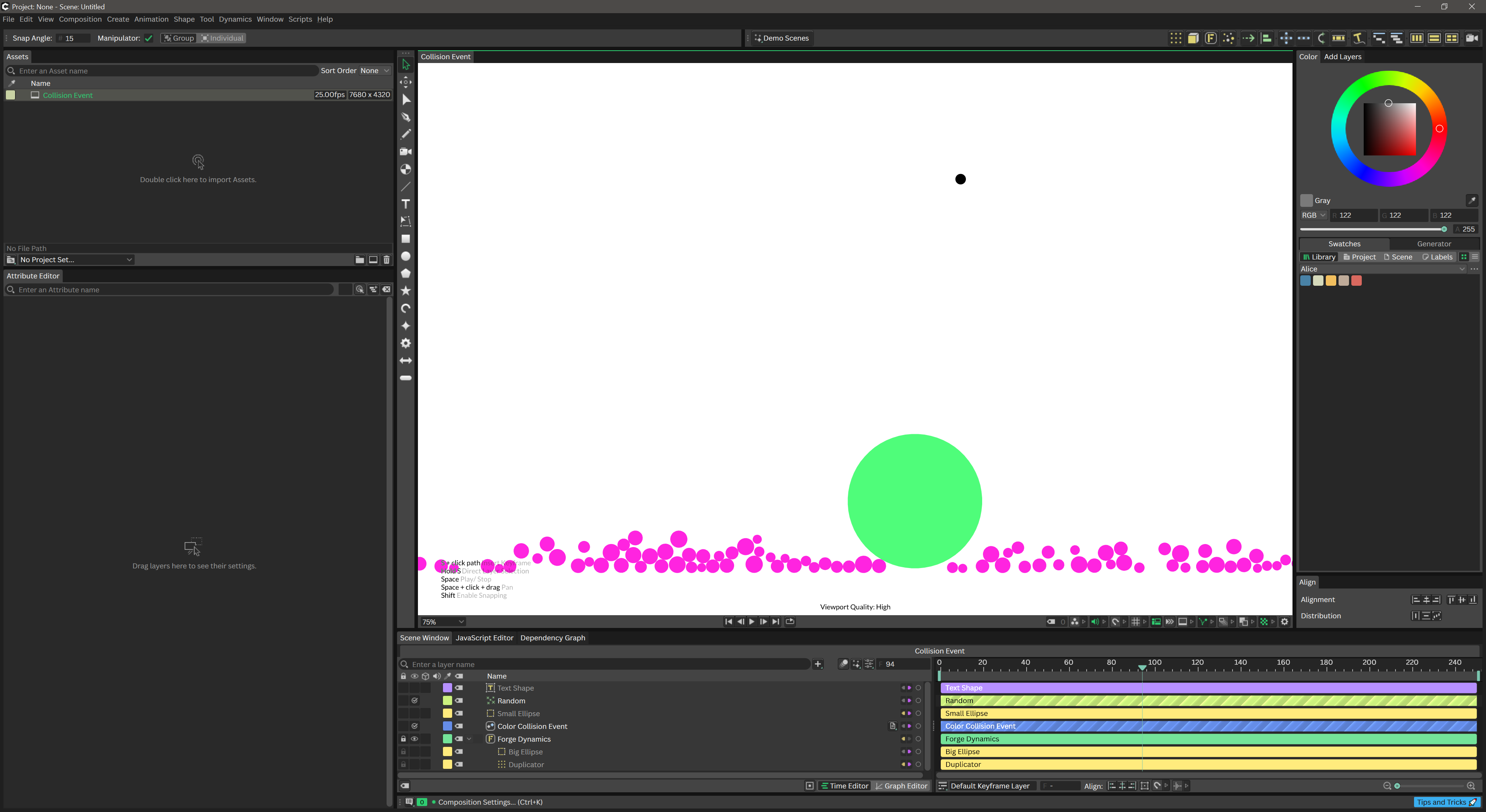 Working with Cavalry 2.7.0 full activated