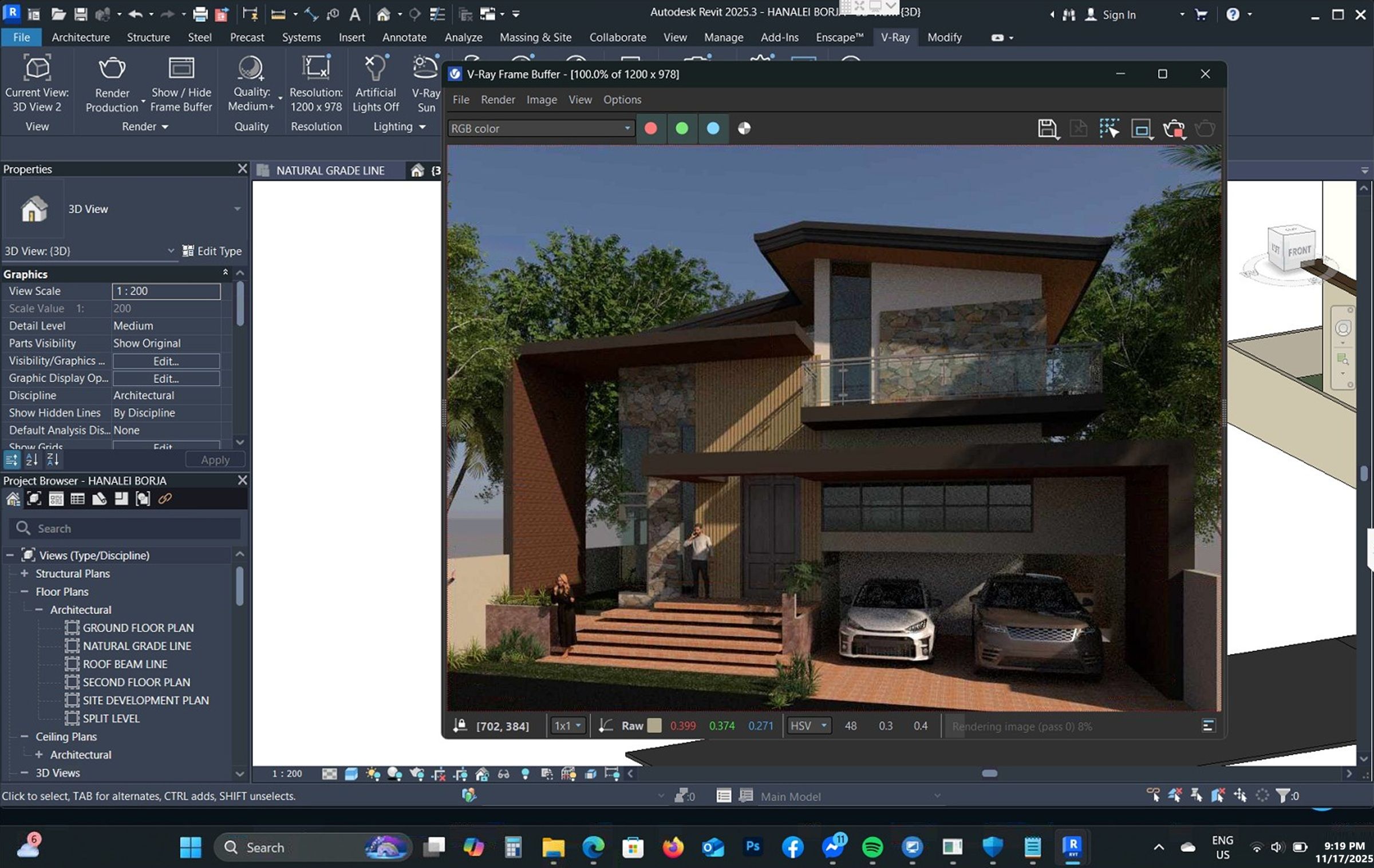 Working with Chaos V-Ray 7.2.1 for Revit 2022 - 2026 full license
