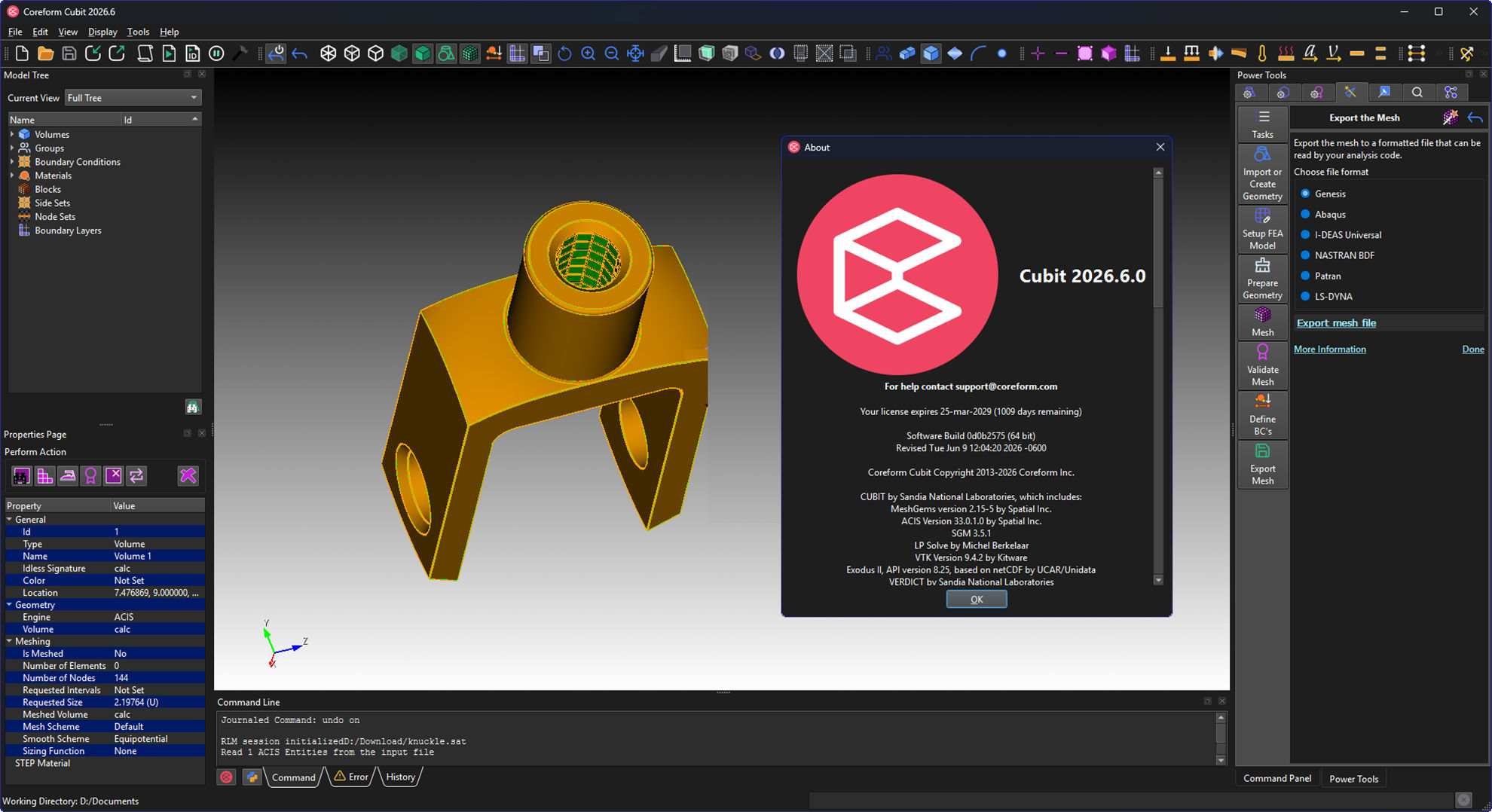 Download Coreform Cubit 2026.6 win64 full license forever Download Coreform Cubit 2026.6 win64 full license forever