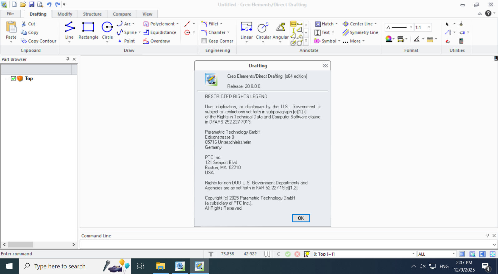 Working with Creo Elements Direct Drafting 20.8 full license